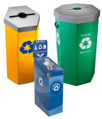 Single Stream Recycling Bins & Mixed Recycling Containers
